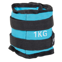 Pols- en enkelgewicht | 2 Stuks | 1 kg | Blauw