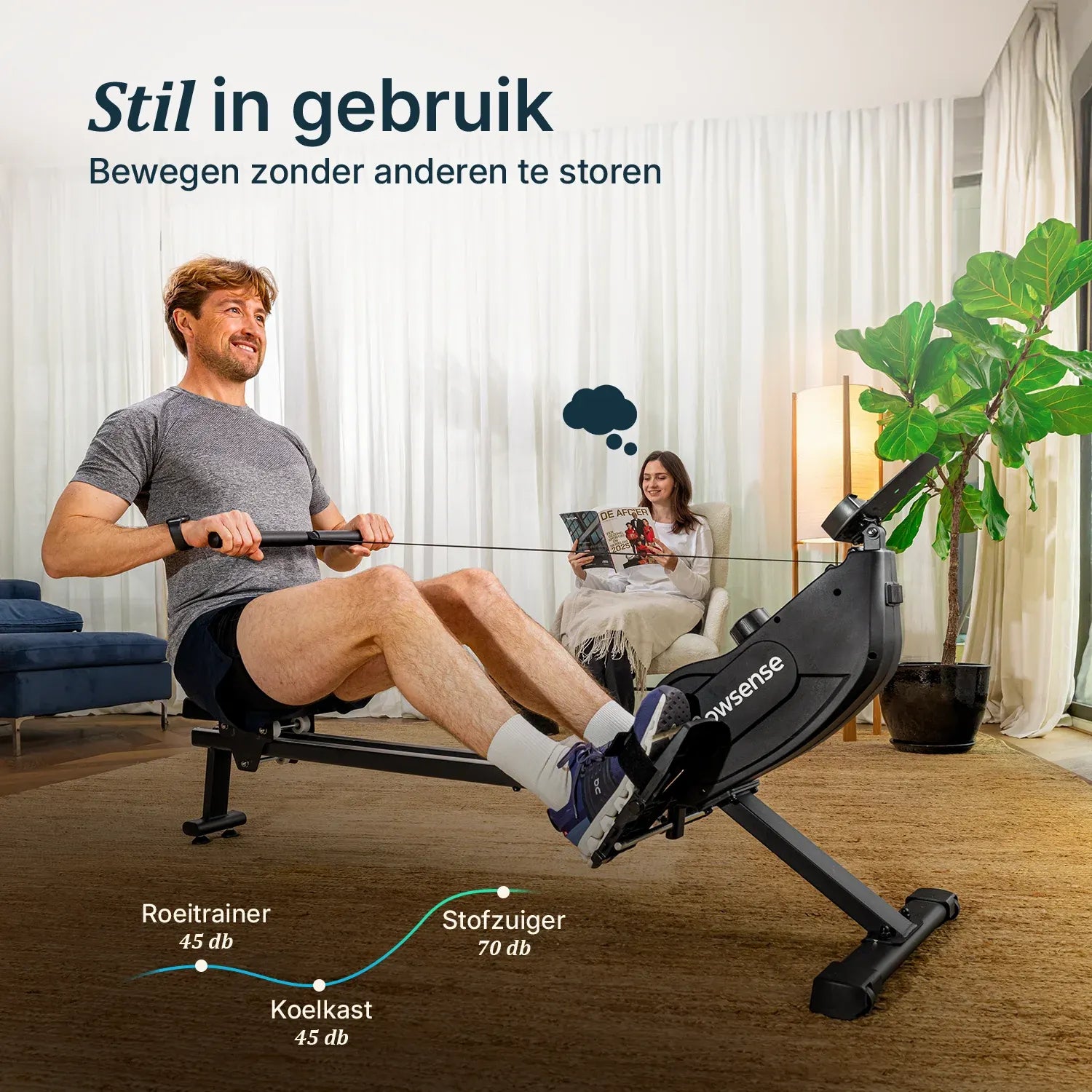 Flowsense Elvora Edge Roeitrainer