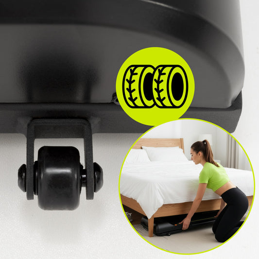 Loopband - 1-12 KM/U - Inklapbaar - Fitshow APP - Met ingebouwde Speaker ( Bluetooth ) - Afstandsbediening - Telefoonhouder - Smeerolie - 133 x 50 x 105 CM - 1 PK Motor