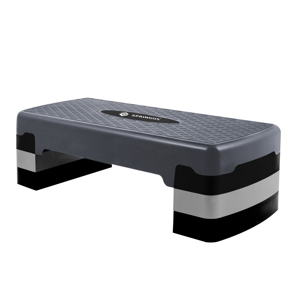 Aerobic Stepper | Verstelbaar | Grijs/Zwart