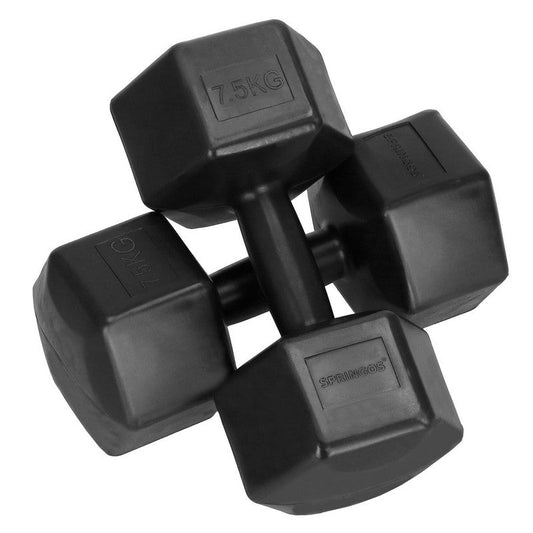 Dumbbell Set - 2 X 7,5 KG - Zwart