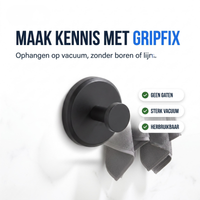 GripFix Zuignaphaken | Ophangen Zonder Boren