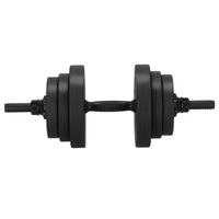 Dumbellset - 6 in 1 Springos Kettlebell Pro Set - 20 KG - Halter Verlengstuk - Verstelbaar - Complete Set - Thuis Sporten - Zwart