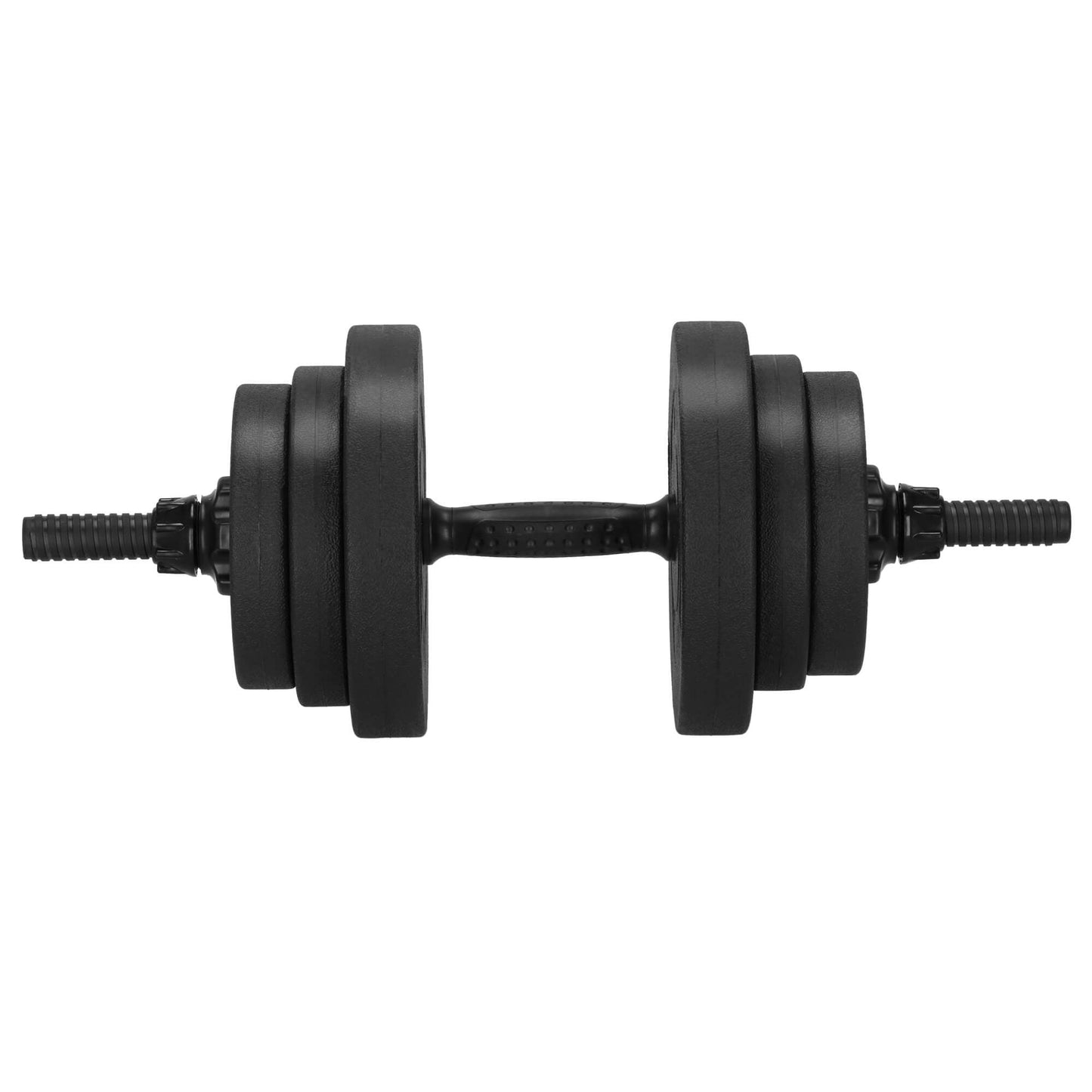 Dumbellset - 6 in 1 Springos Kettlebell Pro Set - 20 KG - Halter Verlengstuk - Verstelbaar - Complete Set - Thuis Sporten - Zwart