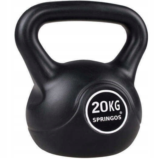 Kettlebell | Zwart | 20 kg