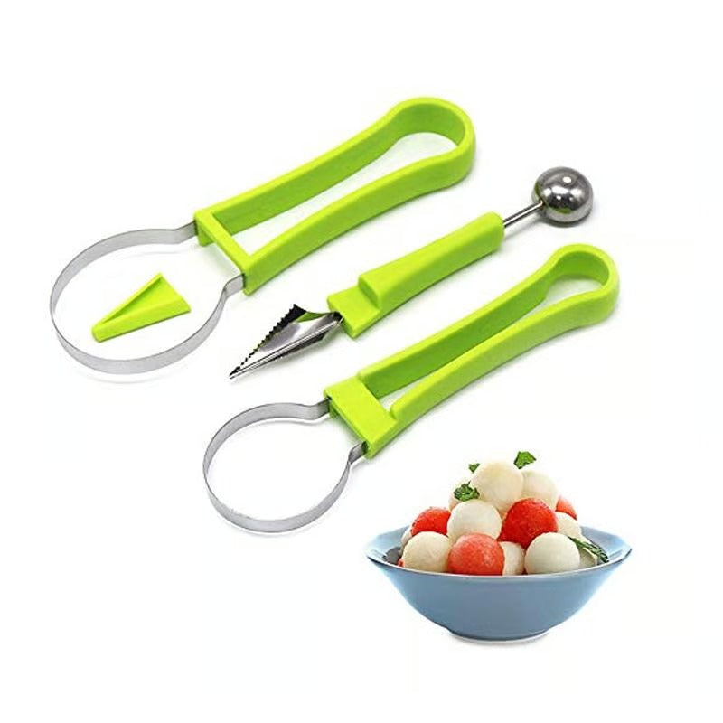 Meloen Snij- & Schep Set - 4-in-1