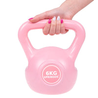 PVC Kettle Bell | Kettlebell | 6 kg | Roze