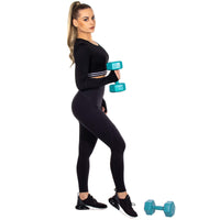 Dumbbell Set - 2,5 KG - Blauw - Oefengewichten