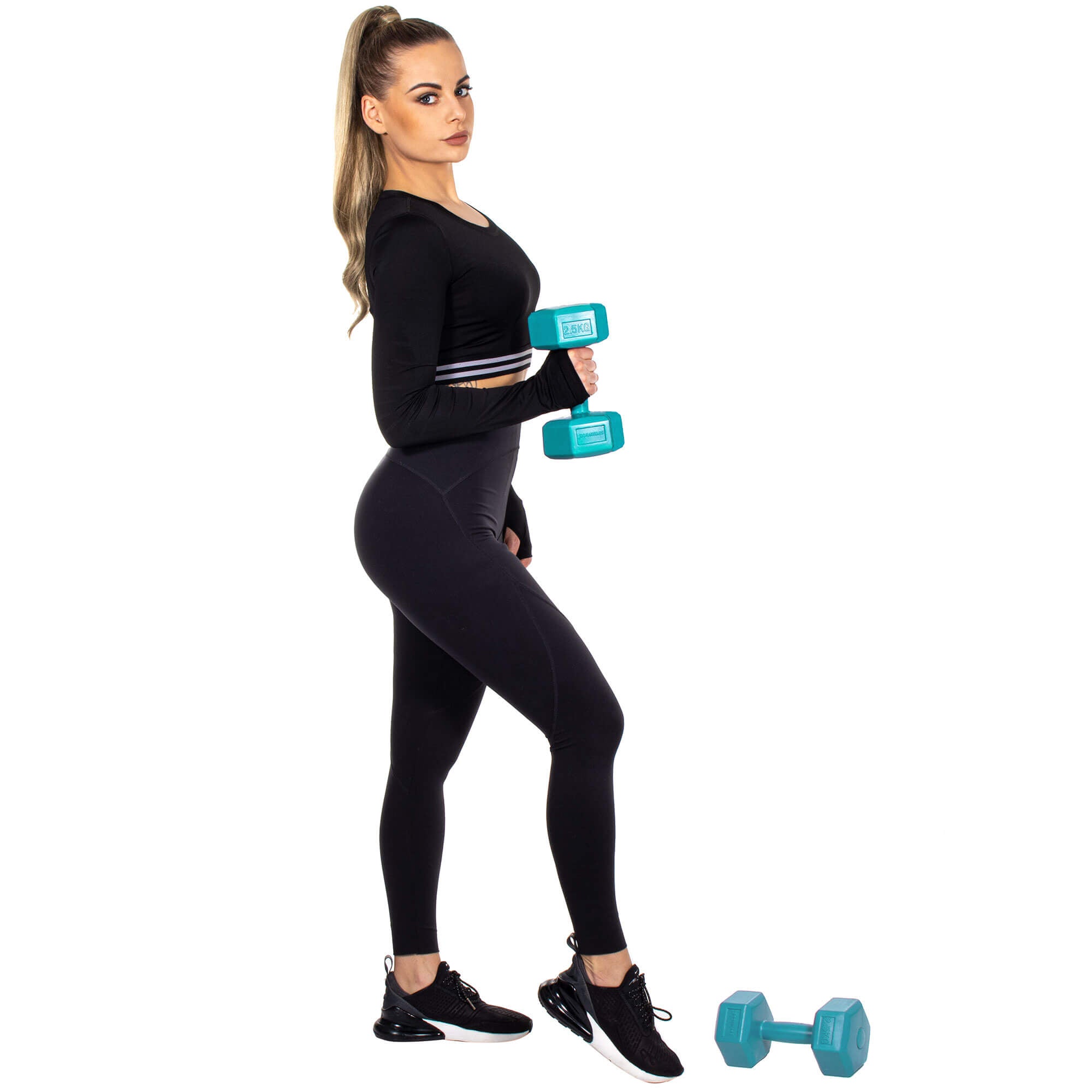 Dumbbell Set - 2,5 KG - Blauw - Oefengewichten