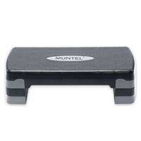Aerobic Step - Fitness Step - Verstelbaar - Antislip - Grijs-zwart