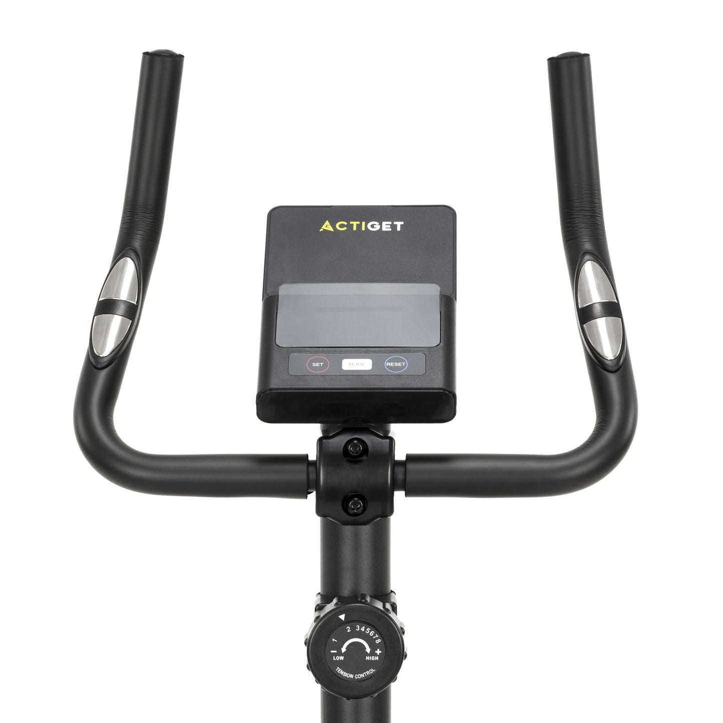 Hometrainer - 8 Weerstandsniveaus - Inclusief Hartslagmeter, Display, Telefoonhouder, Transportwielen - Max 130 KG
