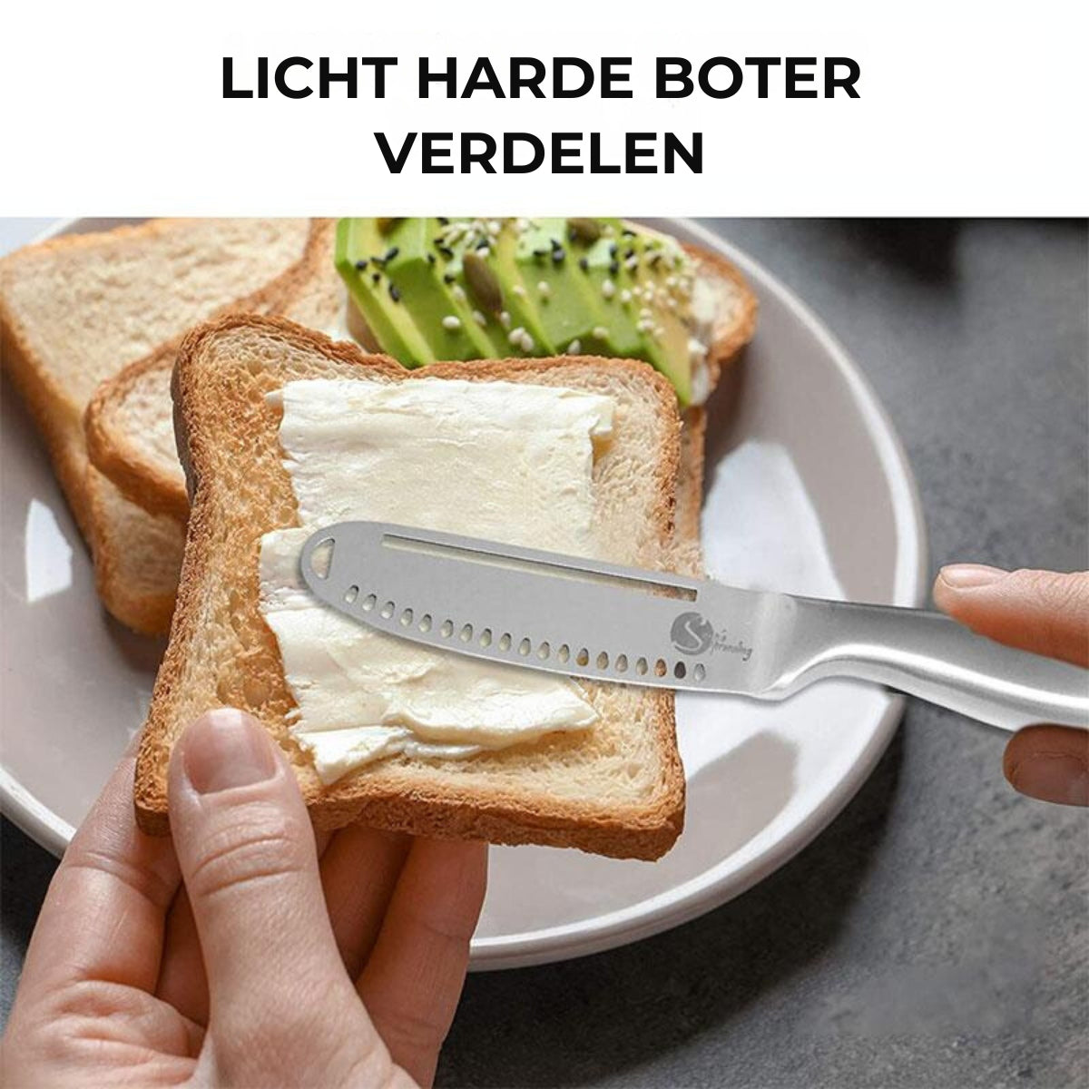 Roestvrijstalen botermes