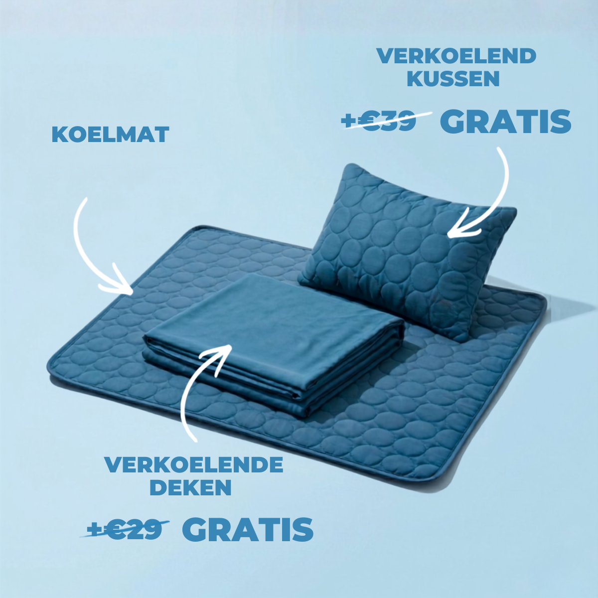 CoolPaws Koelmat | 3-in-1 Bundel