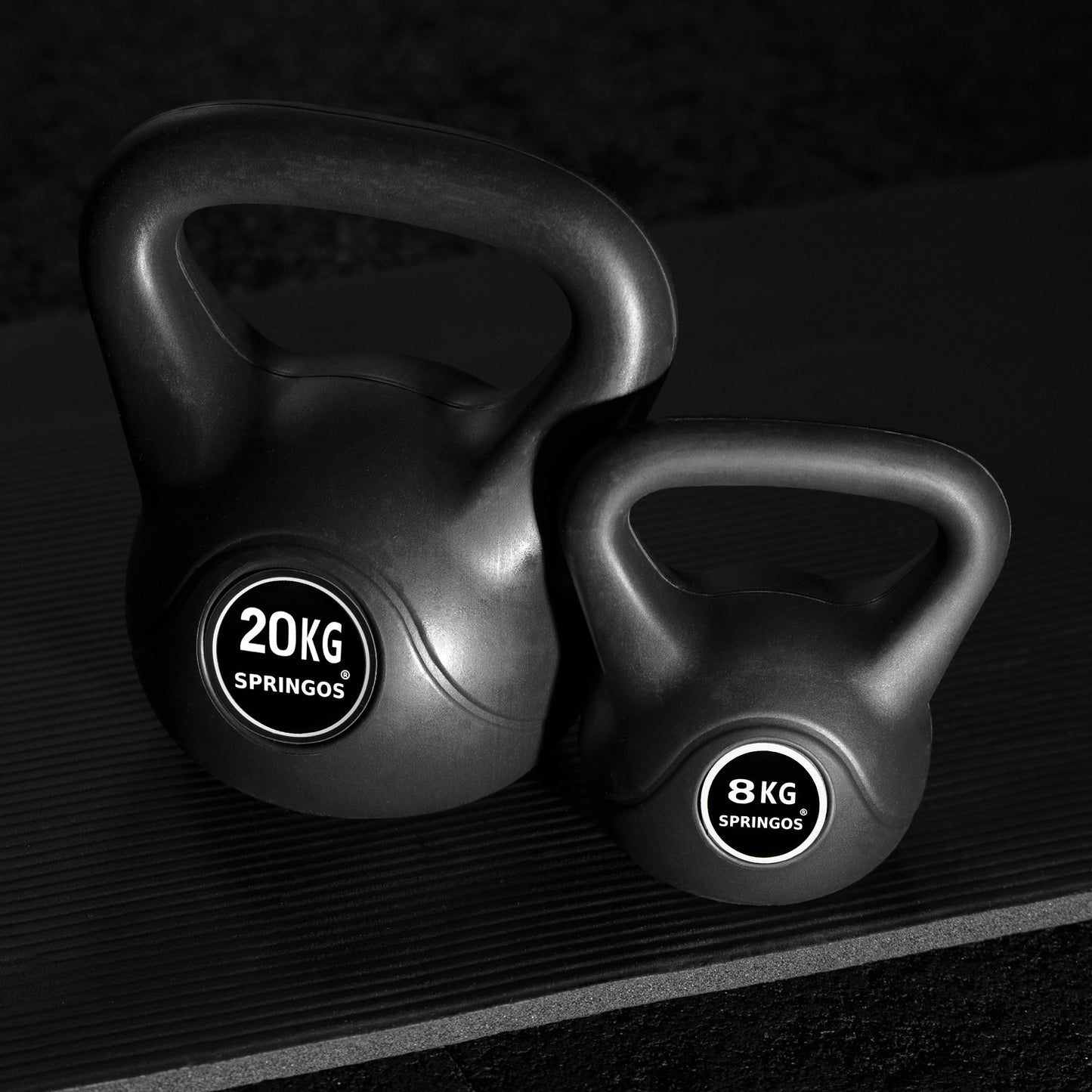 Kettlebell | Zwart | 8 kg