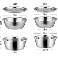 3-in-1 roestvrijstalen wastafelset