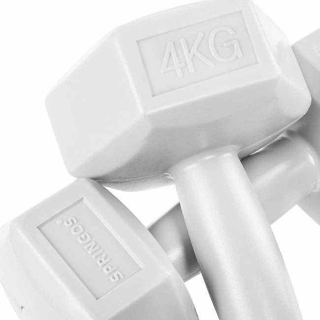 Dumbbell Set - 4 KG - Lichtgrijs - Oefengewichten