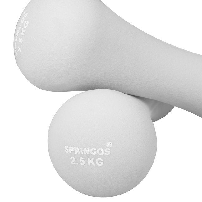 Dumbbell Set - 5 kg - Grijs