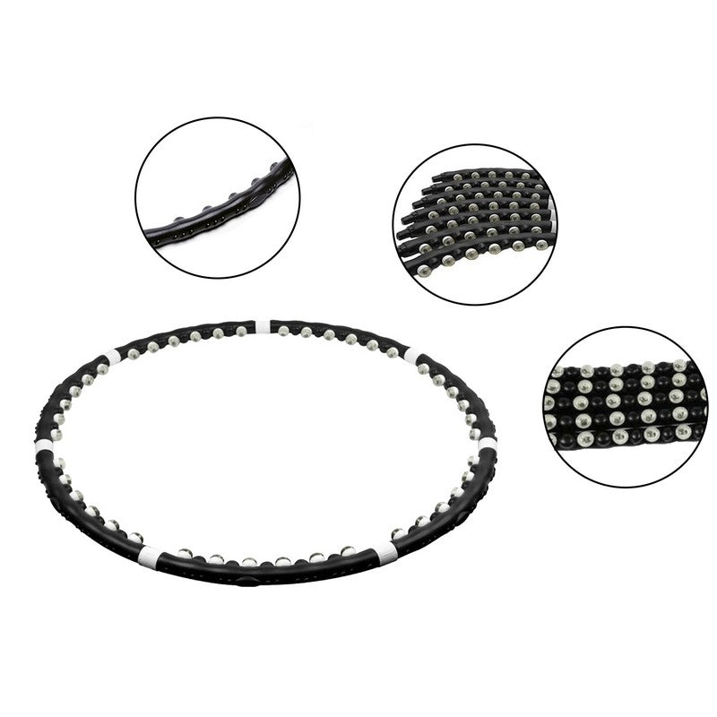 Fitness Hoelahoep | 85 cm | Zwart/Wit