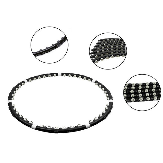 Fitness Hoelahoep | 85 cm | Zwart/Wit