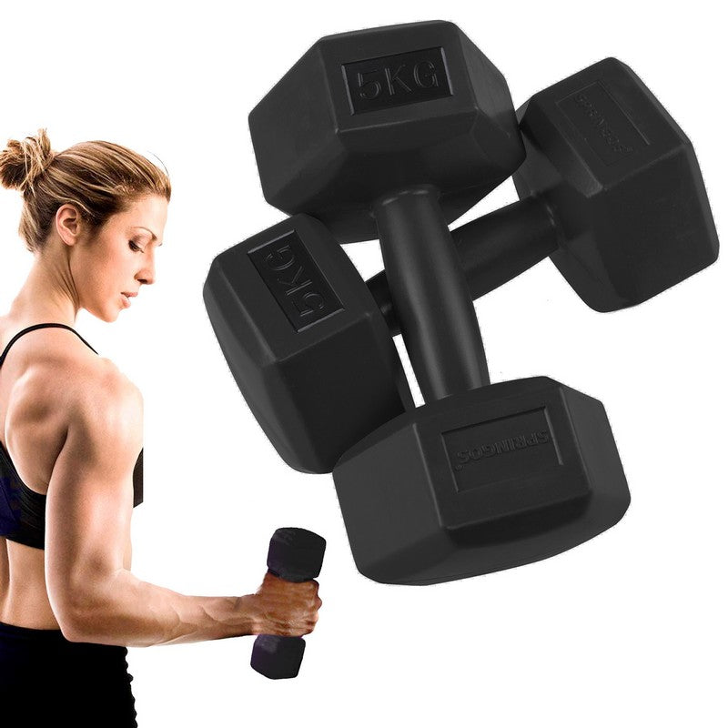Dumbbell Set - 5 KG - Zwart - Oefengewichten