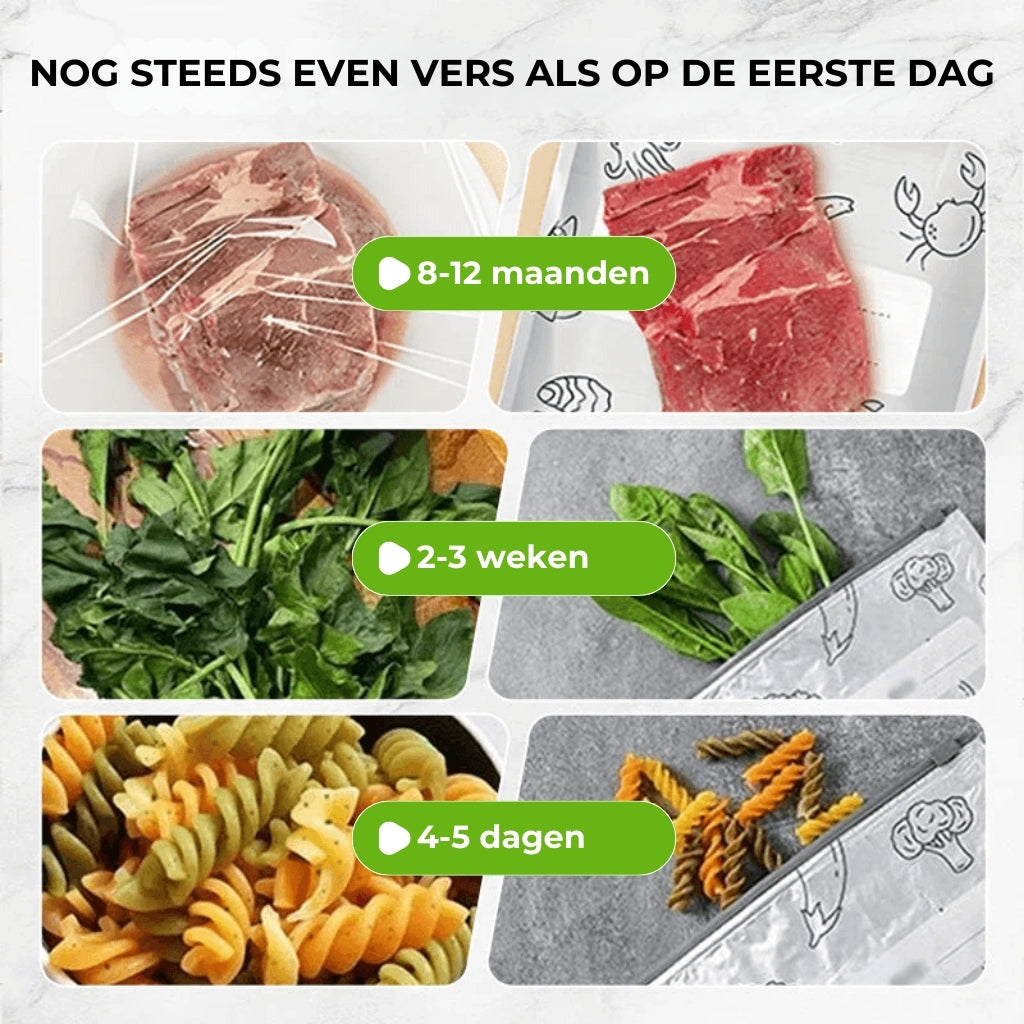 [30 stuks] Herbruikbare aluminiumfolie afsluitbare opbergzakjes