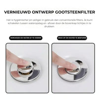 Roestvrijstalen Gootsteenafvoer