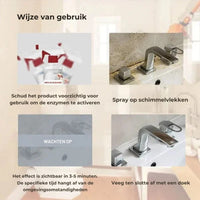 Schimmelverwijderende Schuimspray