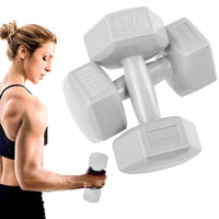 Dumbbell Set - 3 KG - Grijs - Oefengewichten