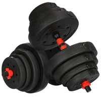 Dumbbell Set | 40 kg | Zwart/Rood
