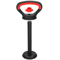 Kettlebells - Verstelbaar - 10 Kg - Set Van 5 Schijven - Zwart - Rood