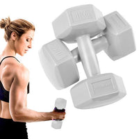 Dumbbell Set - 4 KG - Lichtgrijs - Oefengewichten