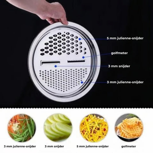 3-in-1 roestvrijstalen wastafelset
