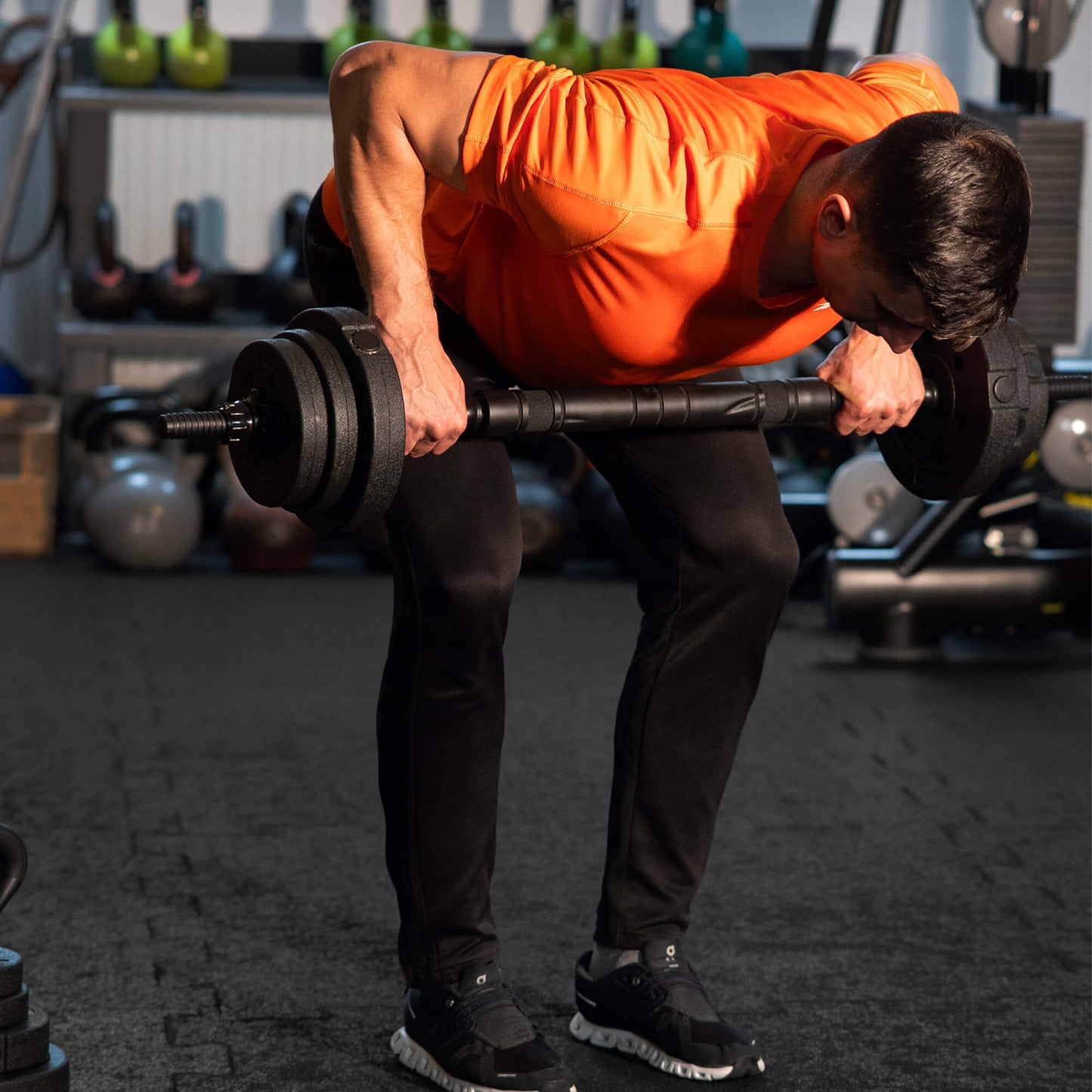 Dumbellset - 30 KG - Halter Verlengstuk - Verstelbaar - Complete Set - Thuis Sporten - Zwart