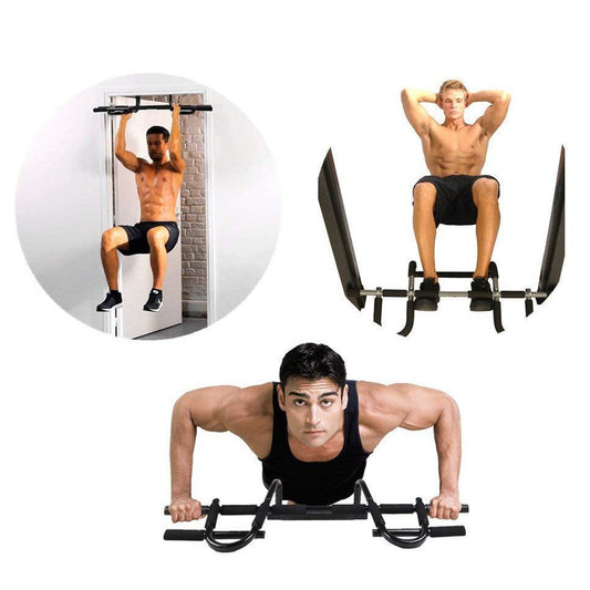 Multifunctionele optrekstang | Pull Up Bar | Grijs | Tot 100 kg