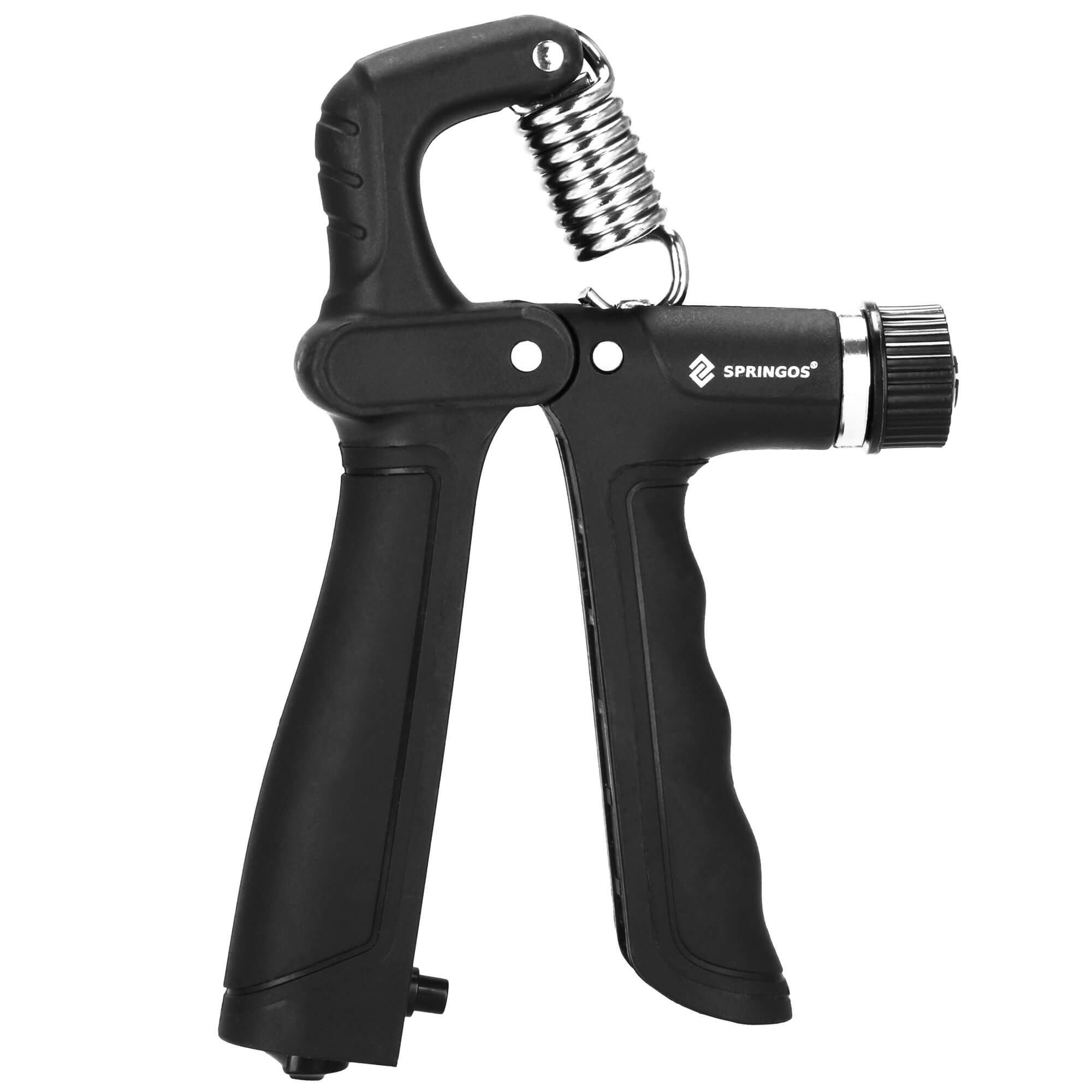 Handtrainer | Handknijper | Zwart/Grijs | Teller |  10- 100 Kg