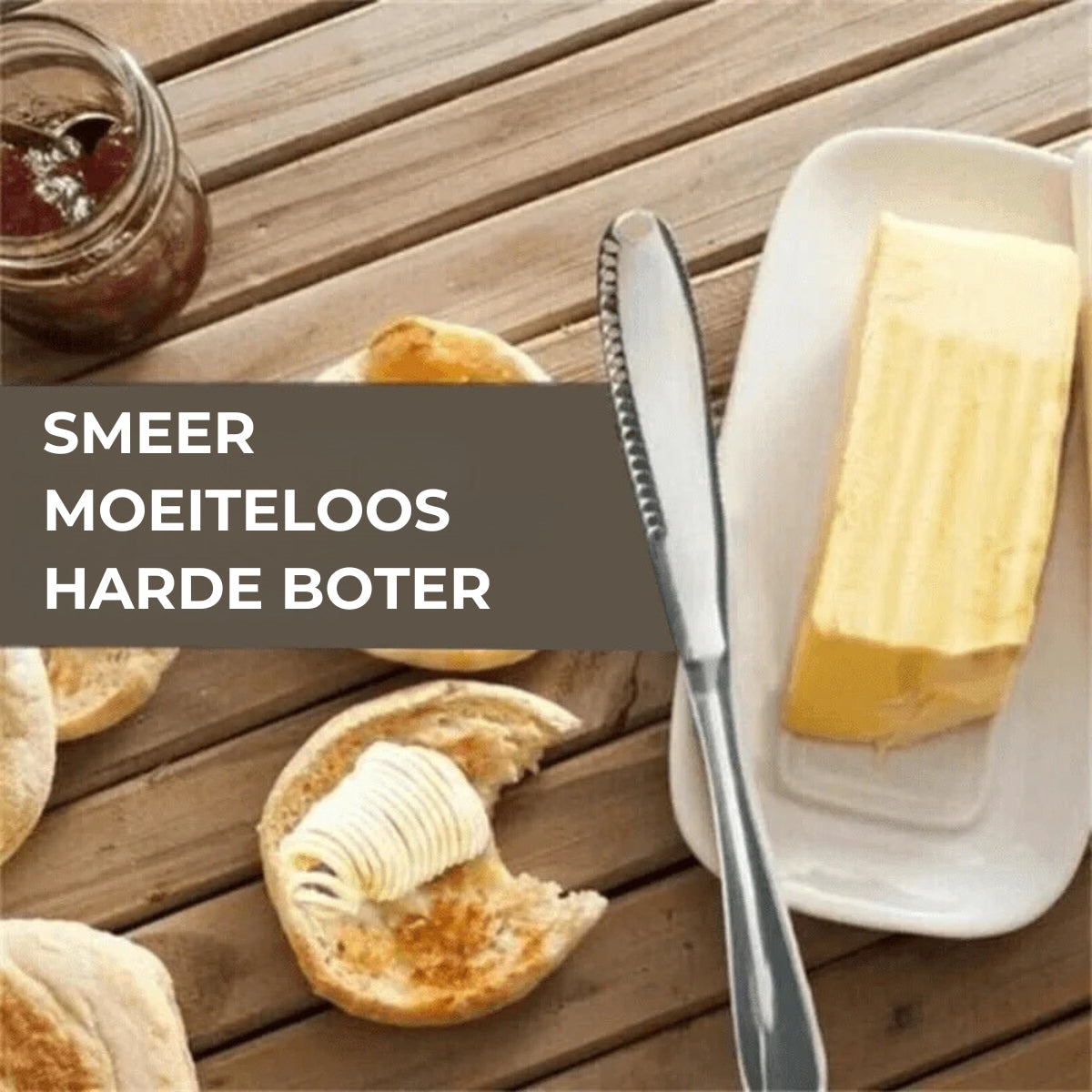 Roestvrijstalen botermes
