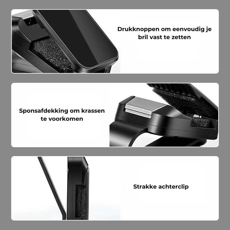 Multifunctionele Auto Brilclip