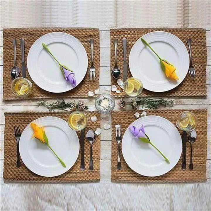 Servet tafeldecor  bloemvouwer
