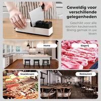 Professionele elektrische messenslijper – meerdere hoeken voor keuken- en outdoor messen