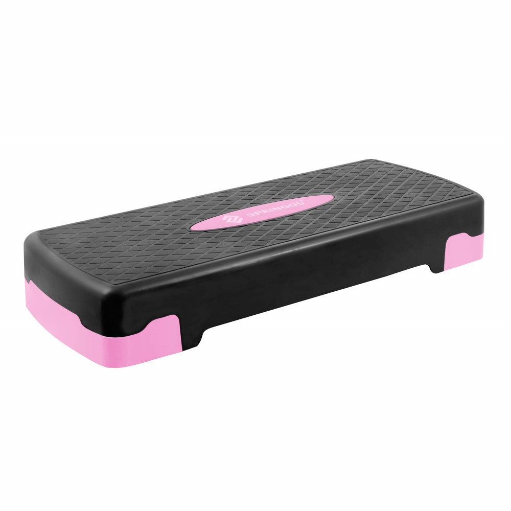 Aerobic Stepper | Verstelbaar | Roze/Zwart/Grijs