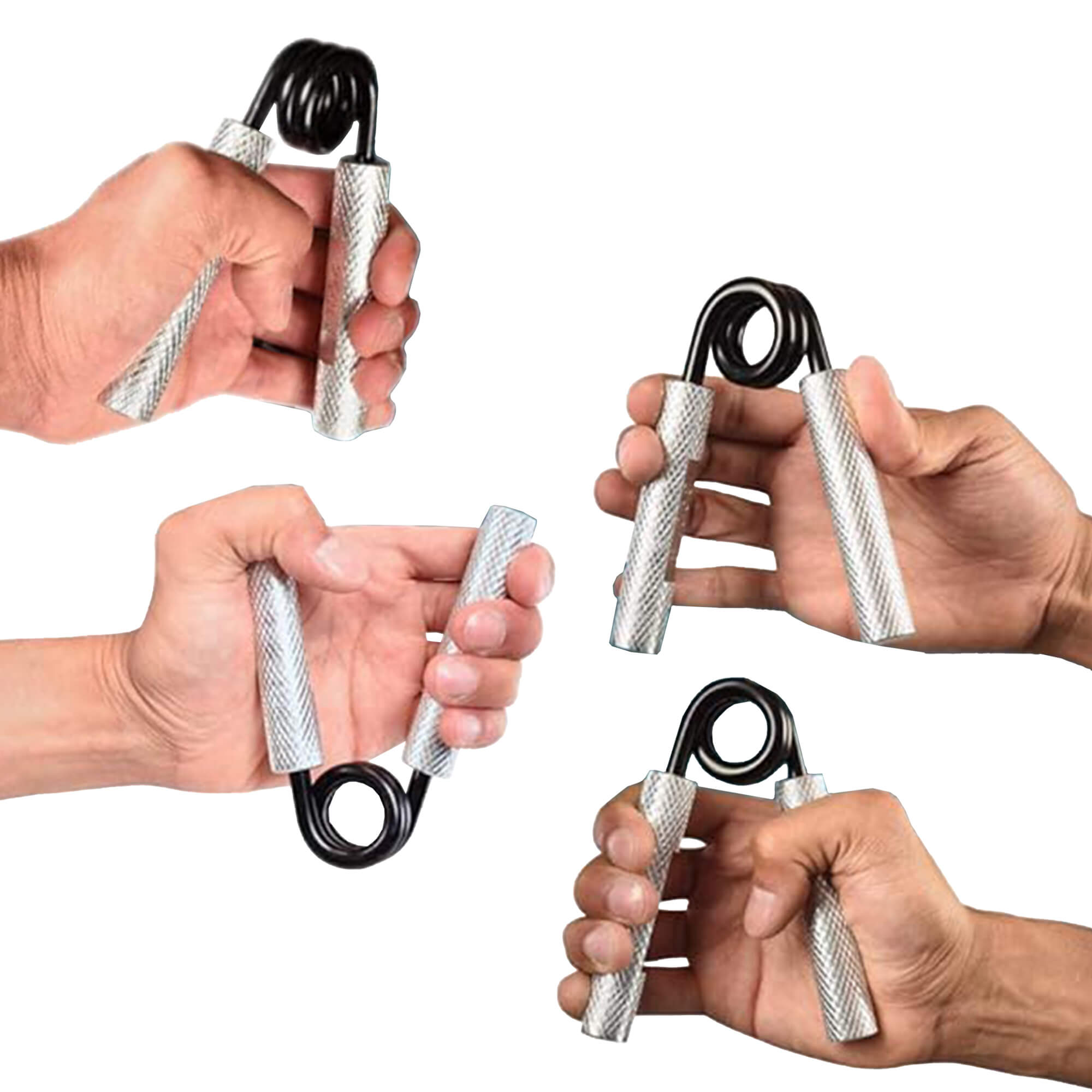 Handtrainer | Handknijper | Zwart/Grijs | 68 Kg