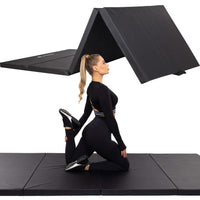 Fitnessmat | 4 Delig | 240 x 120 x 5.5 cm | Zwart