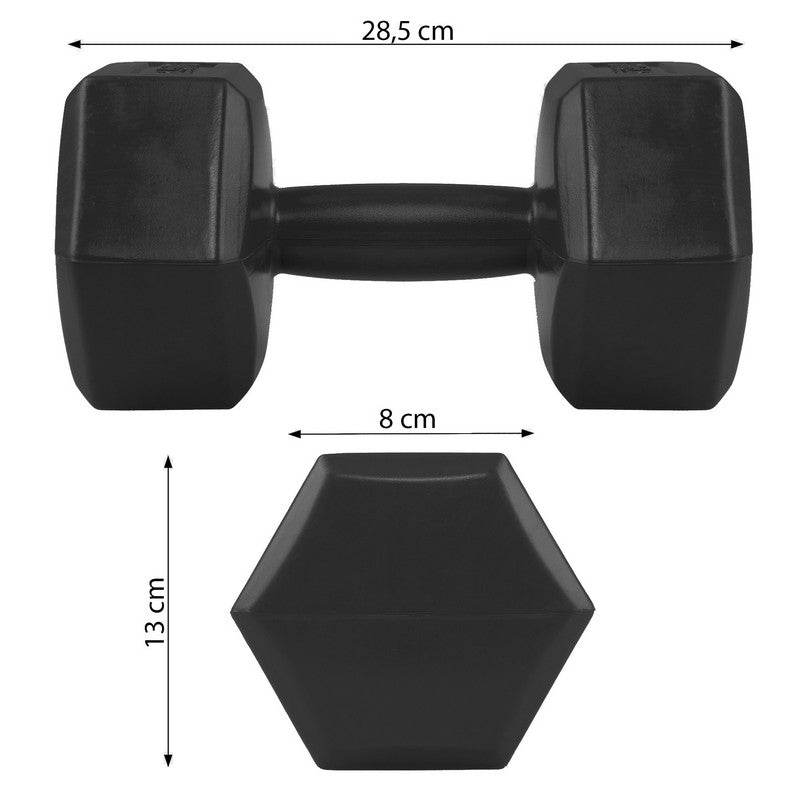 Dumbbell Set - 5 KG - Zwart - Oefengewichten