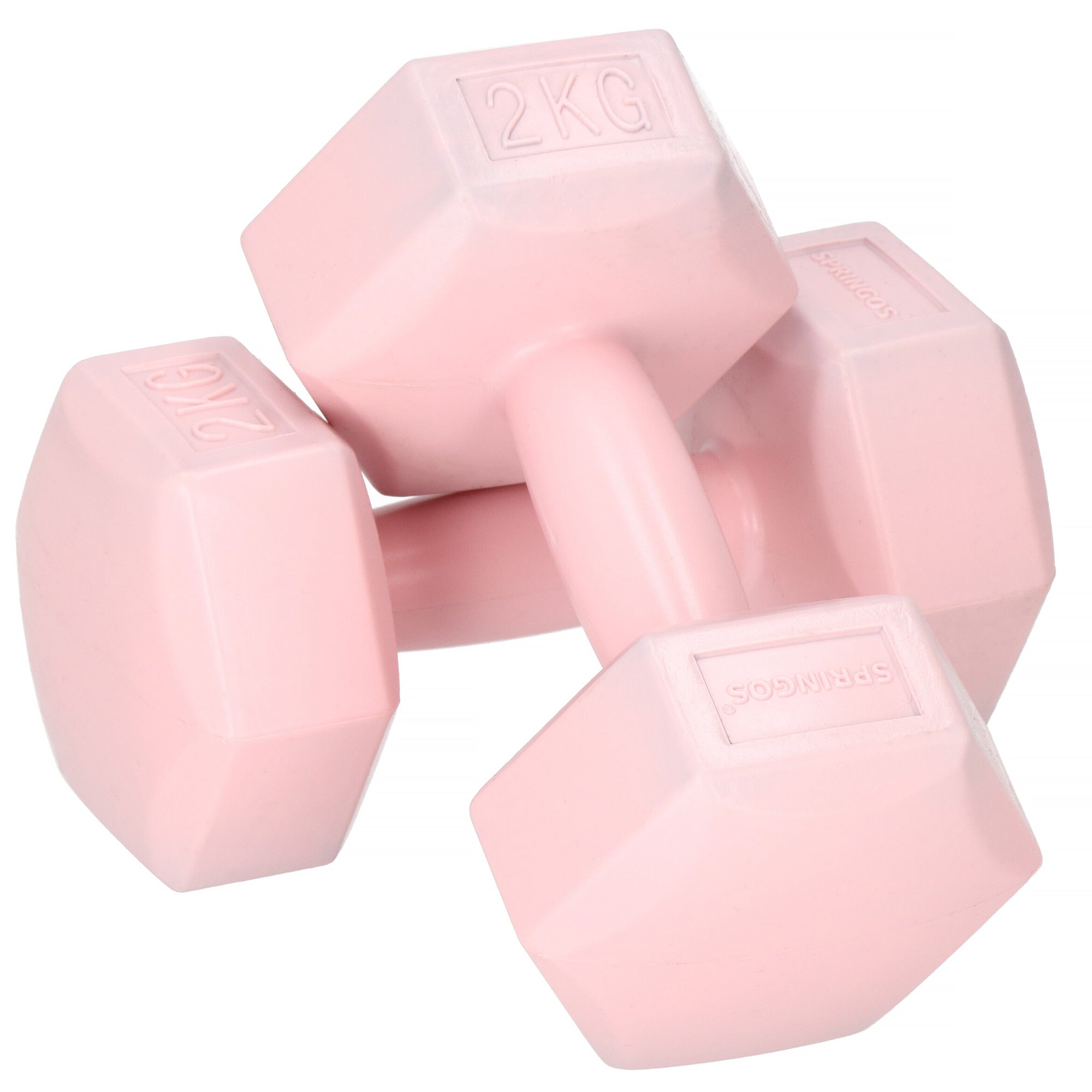 Dumbbell Set - 2 KG - Roze - Oefengewichten