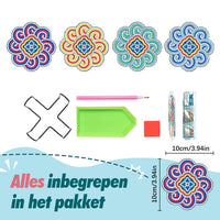 Mandala Onderzetters (Speciaal voor Doe-Het-Zelvers)