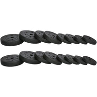 Dumbbell Set | 40 kg | Zwart/Rood