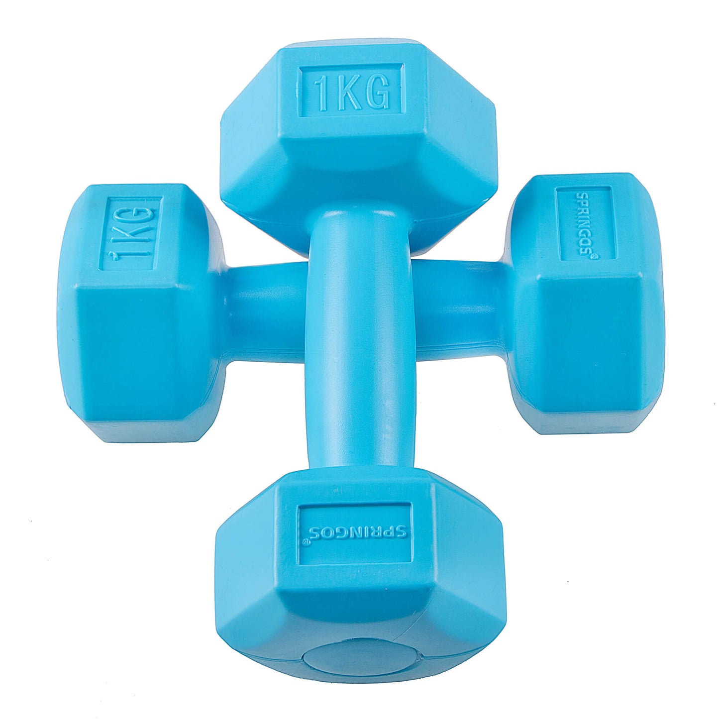 Dumbbell Set - 1 KG - Blauw - Oefengewichten