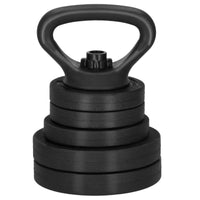 Dumbellset - 6 in 1 Kettlebell Pro Set - 30 KG - Halter Verlengstuk - Verstelbaar - Complete Set - Thuis Sporten - Zwart