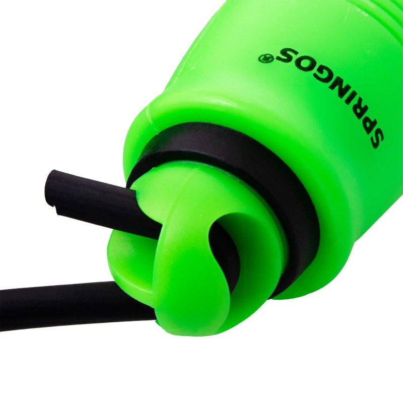 Springtouw | Sport Springtouw | Fitness Springtouw | Verstelbaar | Stappenteller | Groen 275 cm
