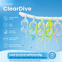 ClearDive Zwembril | Klik & Vast